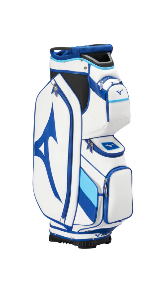 Mizuno Tour Cart Bag White/Blue - Afbeelding 4