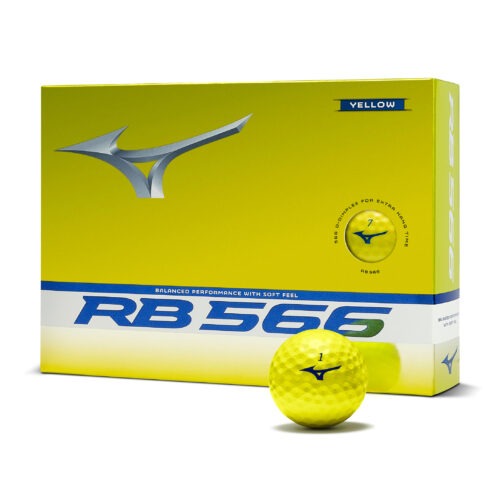 Mizuno RB566 Yellow – 1 Dozen (12 golf balls) - Afbeelding 4