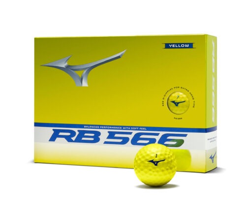 Mizuno RB566 Yellow  – 1 Dozen (12 golf balls) - Afbeelding 4
