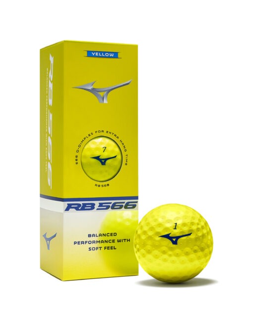 Mizuno RB566 Yellow  – 1 Dozen (12 golf balls) - Afbeelding 6