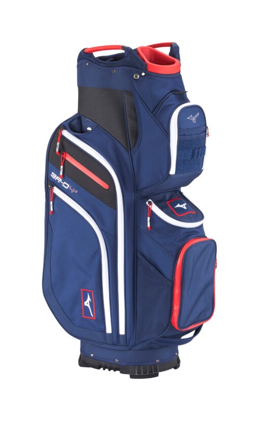 Mizuno BR-D4 Cart Bag Navy/Red - Afbeelding 2